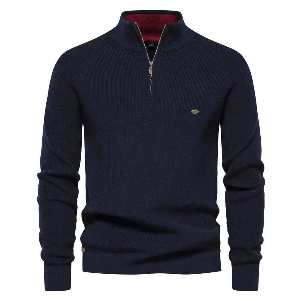 Alaric™ – Traditionelle Herren-Trachtenweste - Tröja - Marine / S