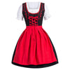 Rosa | Oktoberfest-Biermädchenkleid - Rot / M