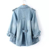 Gianna | Lässiger Denim-Cape-Mantel für den Alltag