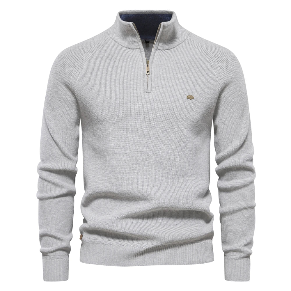 Alaric™ – Traditionelle Herren-Trachtenweste - Tröja - Hellgrau / S