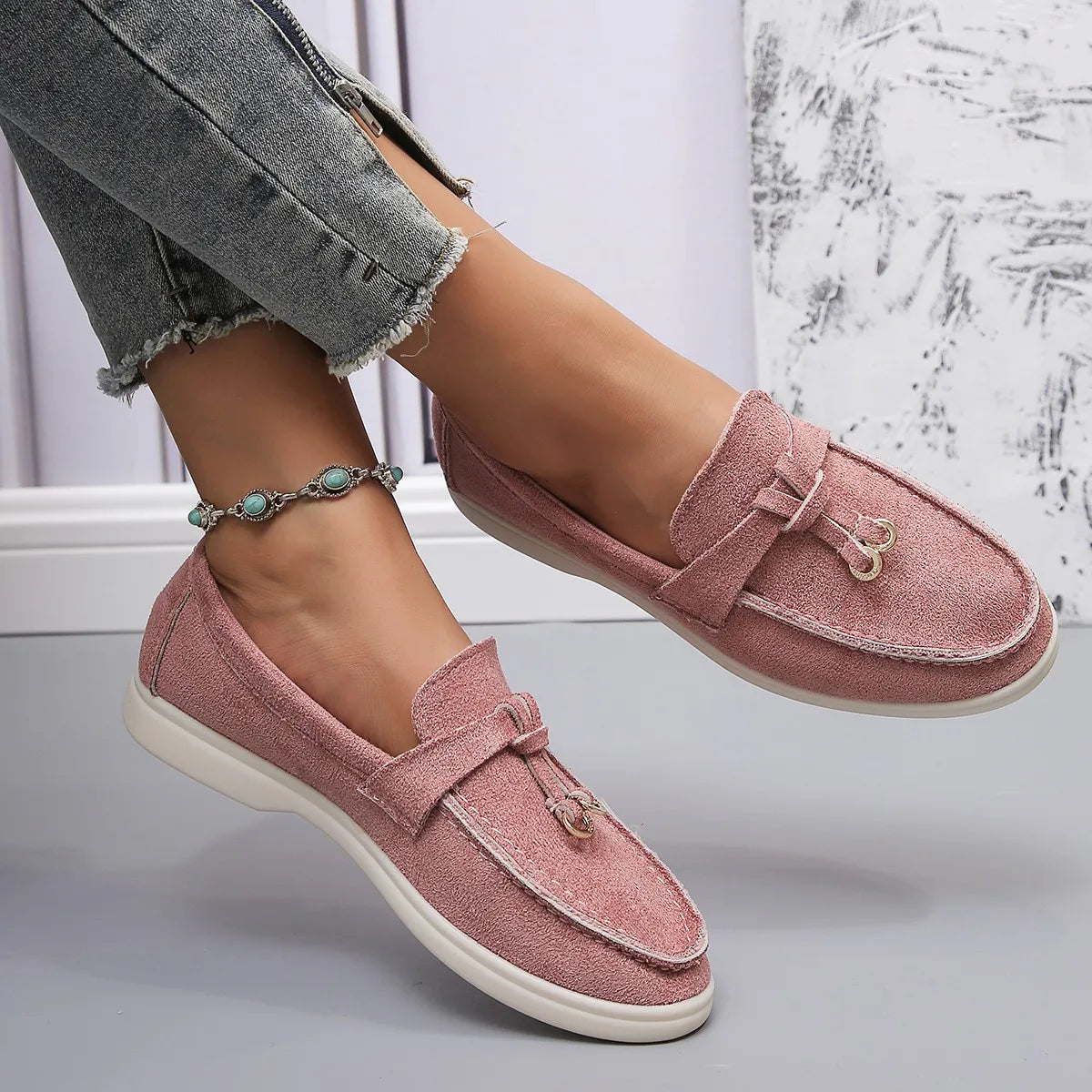 Sheila | Elegante Wildleder-Loafer für Damen