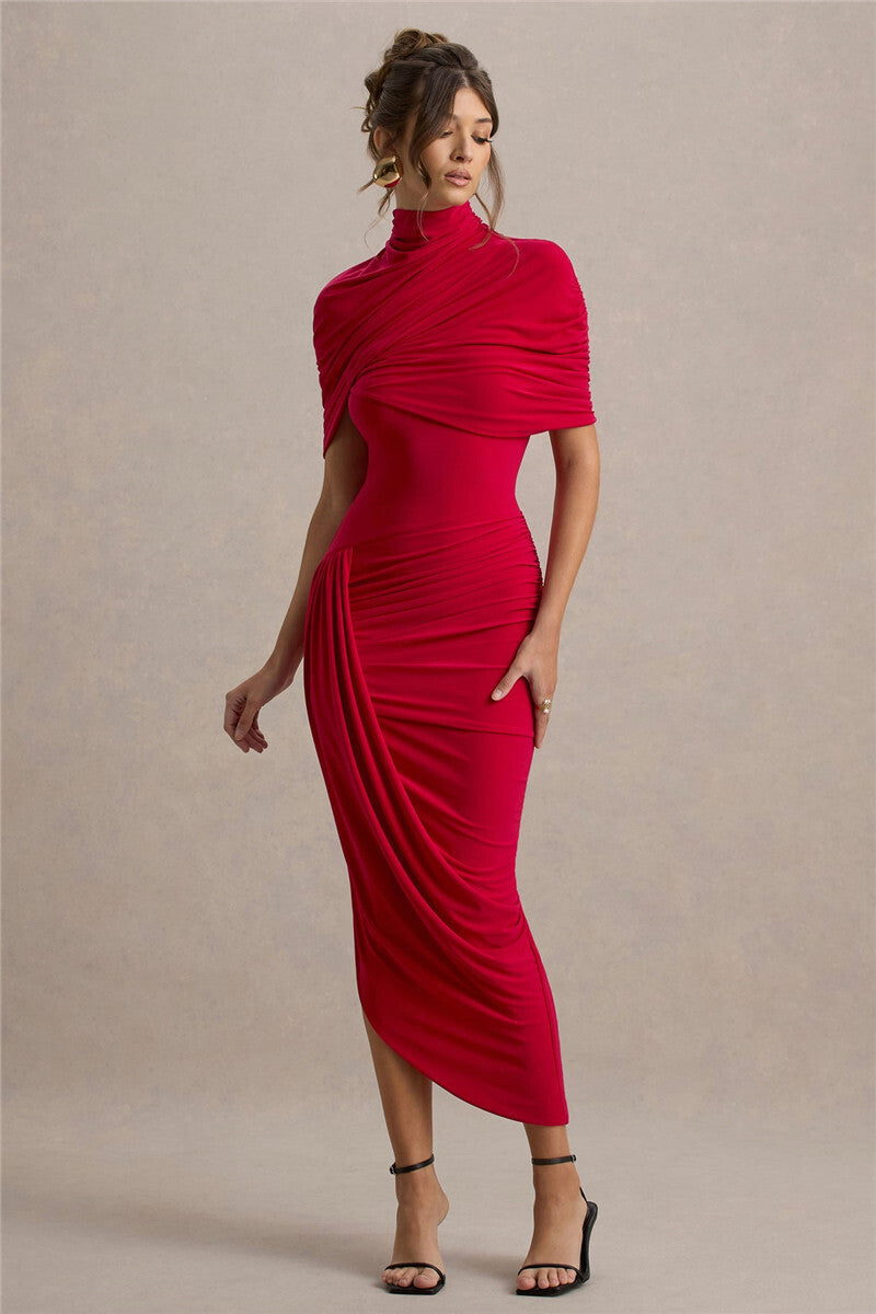 Britt | Elegantes drapiertes Kleid