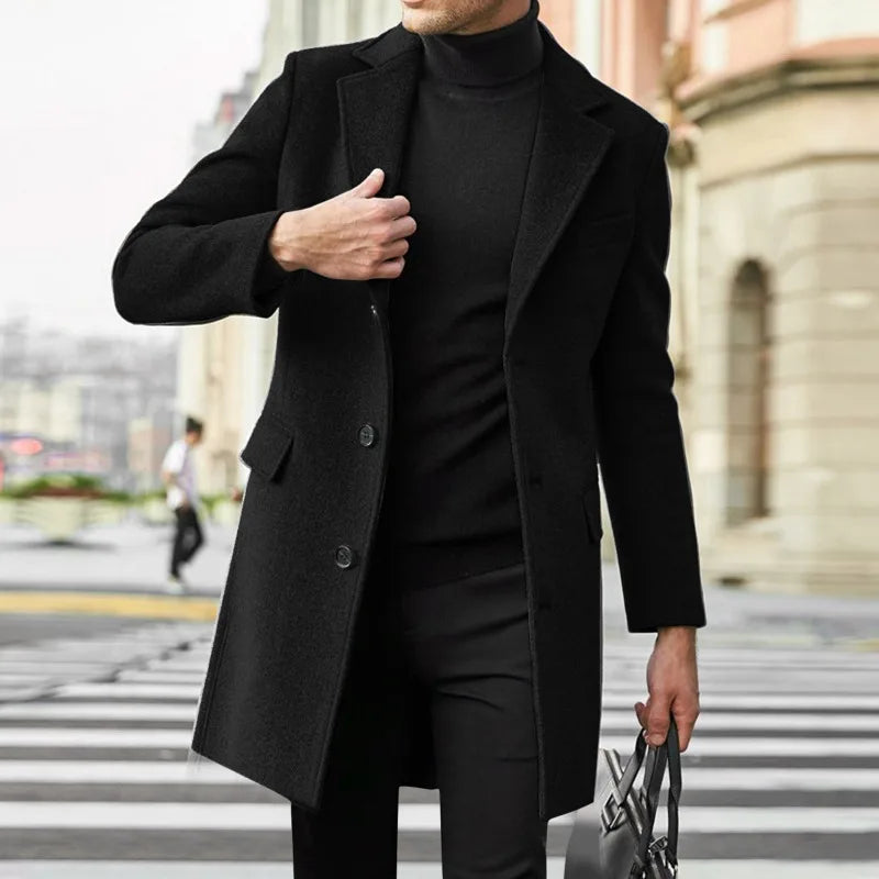 Jorin™ | elegante Herren-Winterjacke - Grau / XS