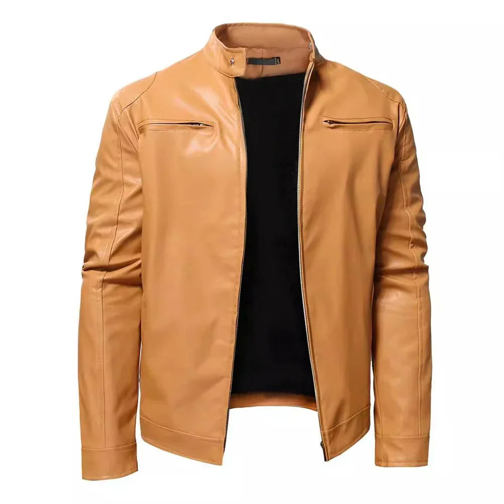 Russel | Zeitlose Lederjacke mit Biker-Flair