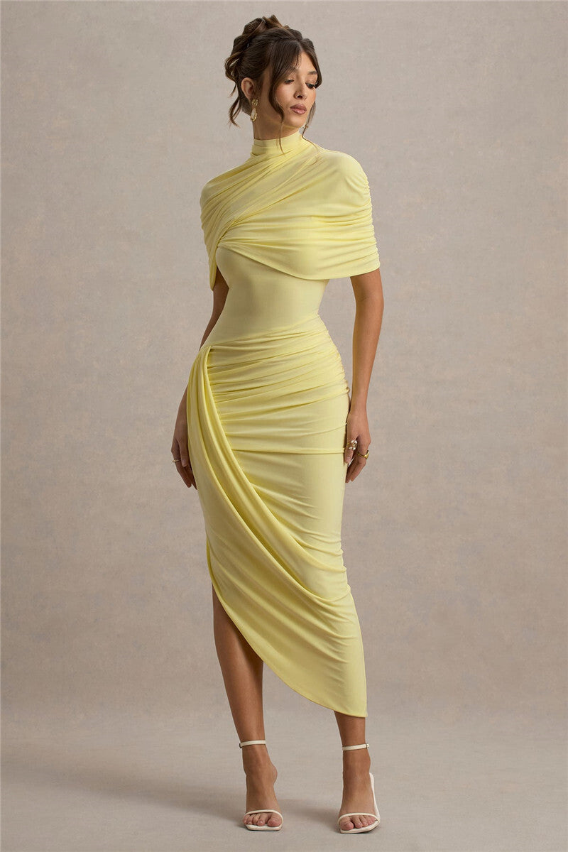 Britt | Elegantes drapiertes Kleid