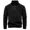 Herman | Kuscheliger Fleecepullover für Männer - Schwarz / S
