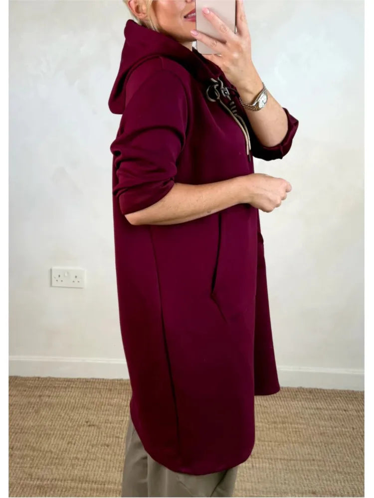 Thalia | Damenkleid mit Kapuze