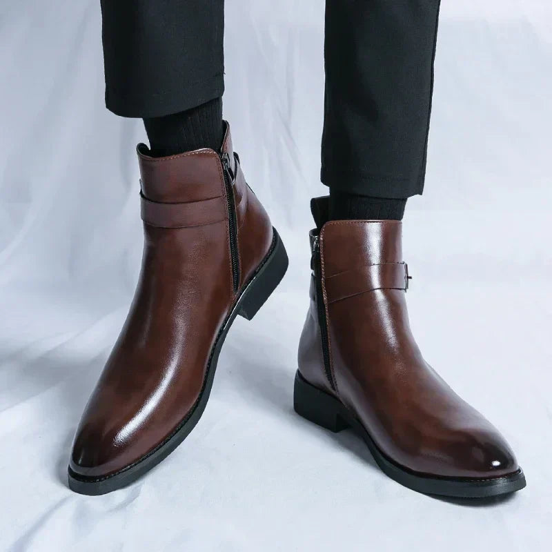 Davion | Klassische Chelsea-Stiefel für Herren