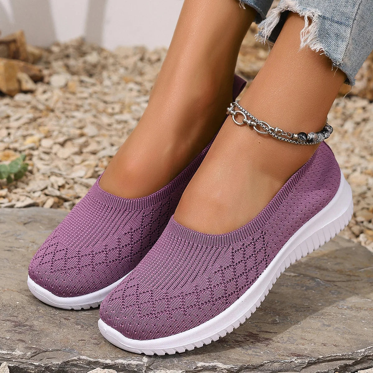 Sofina | Rutschfeste atmungsaktive Slipper