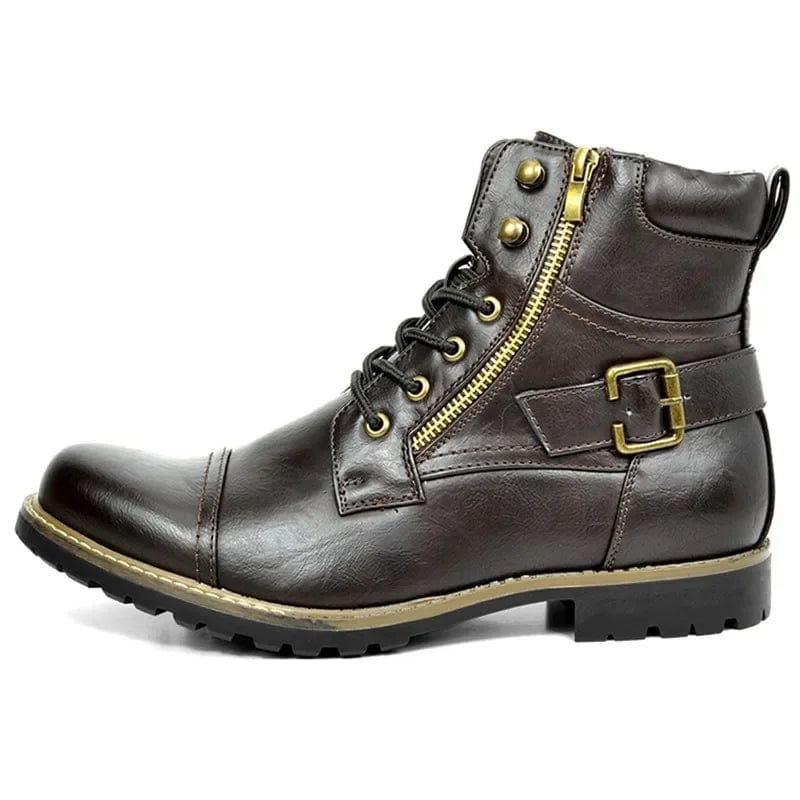 Kakui - Constable Schnürstiefel aus Leder - Schwarz / 38