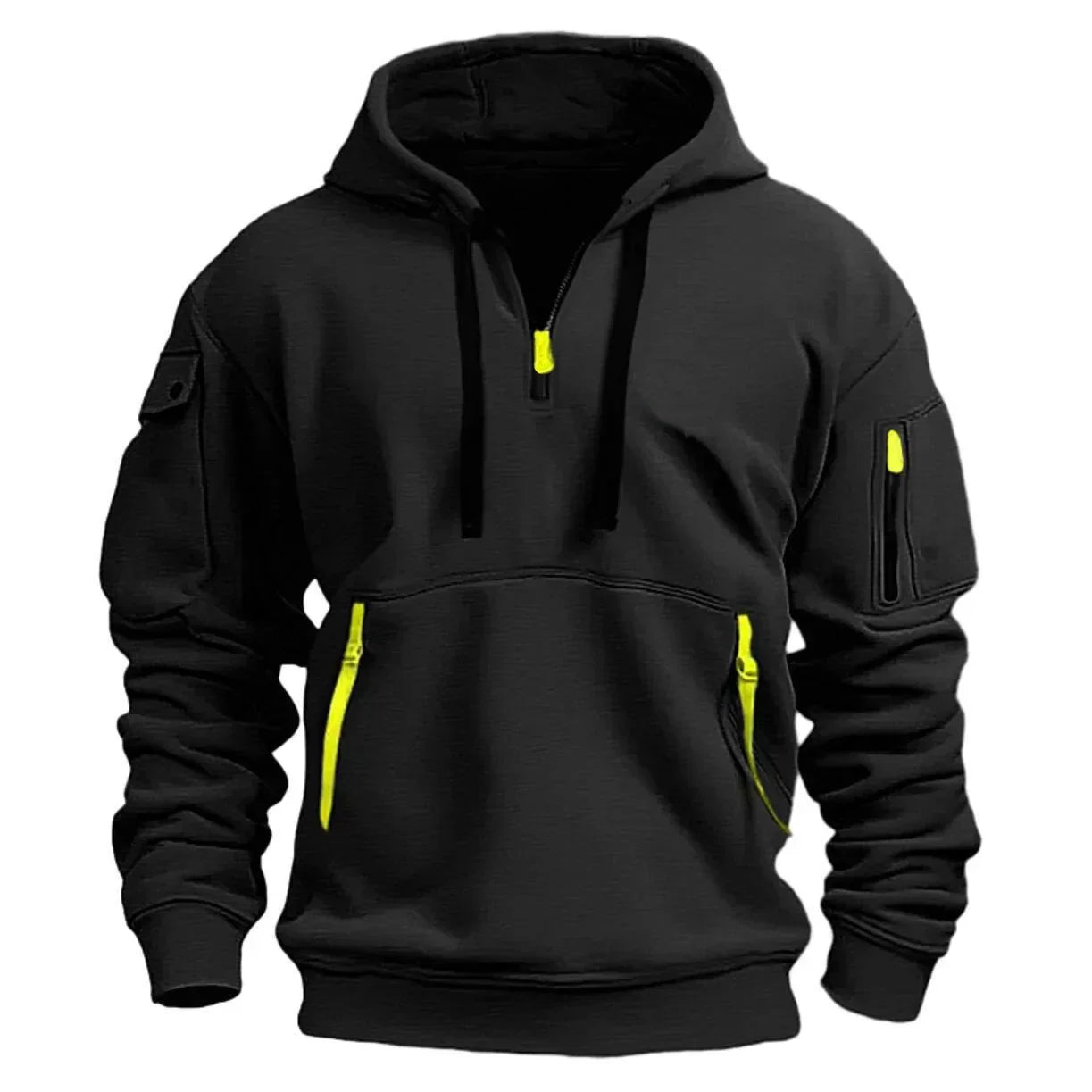 Sven™ – Casual Kapuzenpulli - Schwarz / S