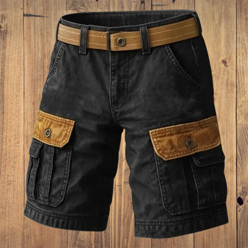 Rey | Vintage-Cargoshort für Herren