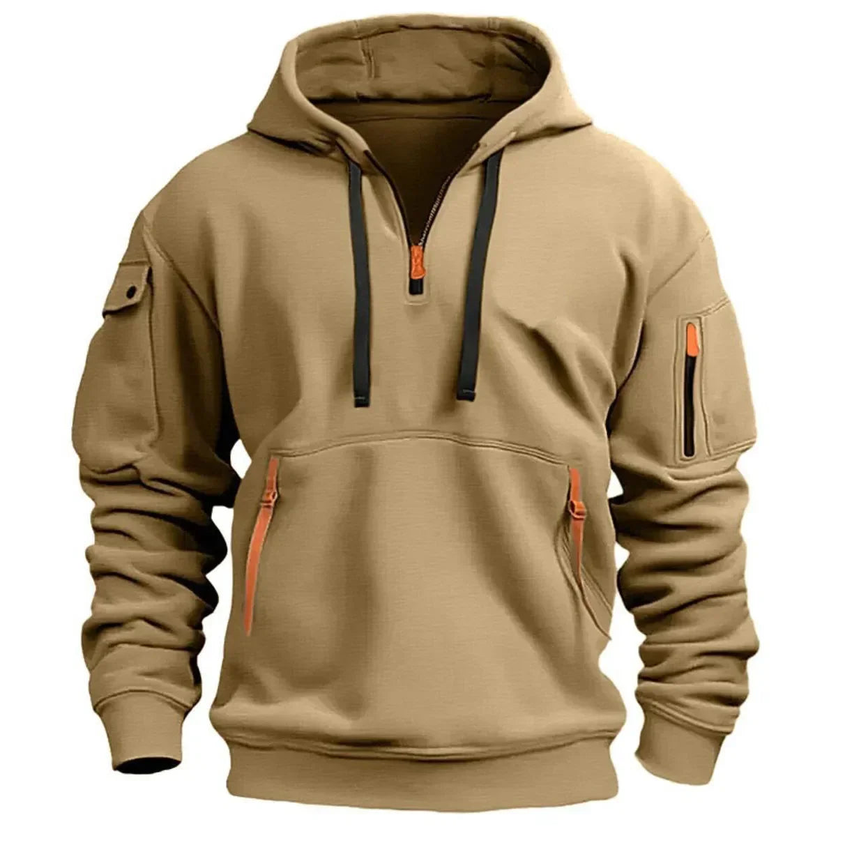 Sven™ – Casual Kapuzenpulli - Beige / S