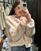 Osoria™ | Herbst-Winter-Fleecejacke mit O-Kragen - Schwarz / S