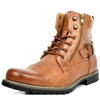 Kakui - Constable Schnürstiefel aus Leder - Kupferbraun / 38