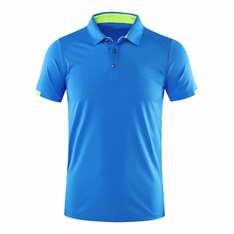 Benji | Schnelltrocknendes Poloshirt mit neonfarbenen Details