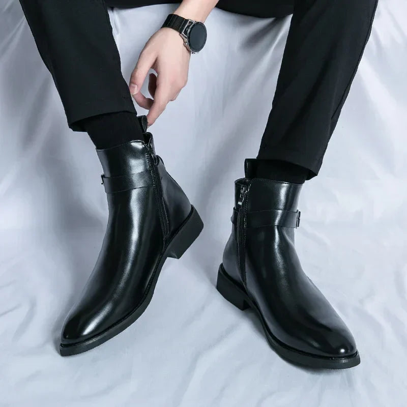 Davion | Klassische Chelsea-Stiefel für Herren