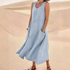 Lorelei | elegantes Leinenkleid für den Sommer