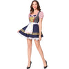 Marlene | Oktoberfest-Biermädchenkleid - Blau / S