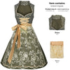 Oktoberfest Dirndl Kleid für Damen mit edlen Details