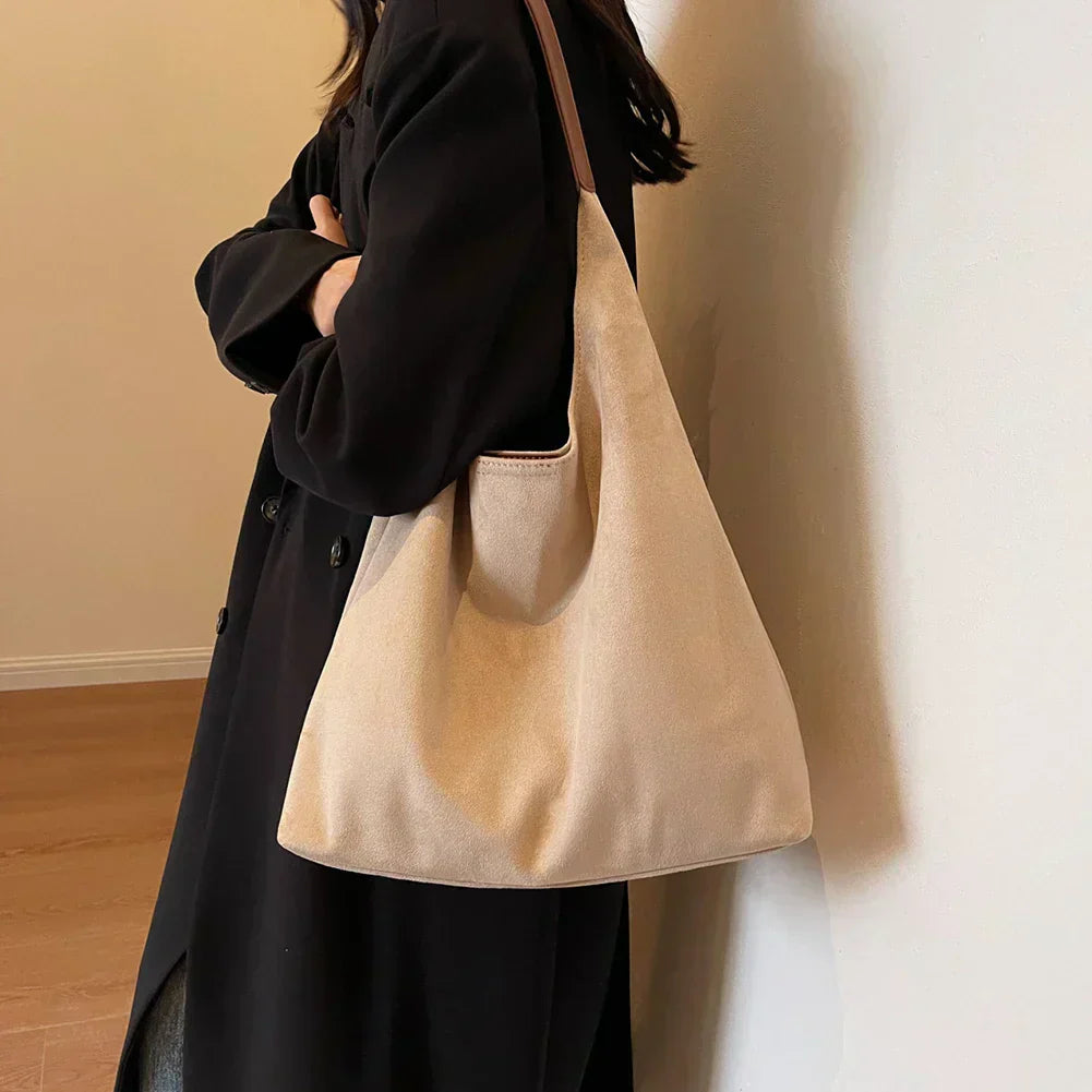 Zerra | elegante Wildledertasche - SM0226 - Braun