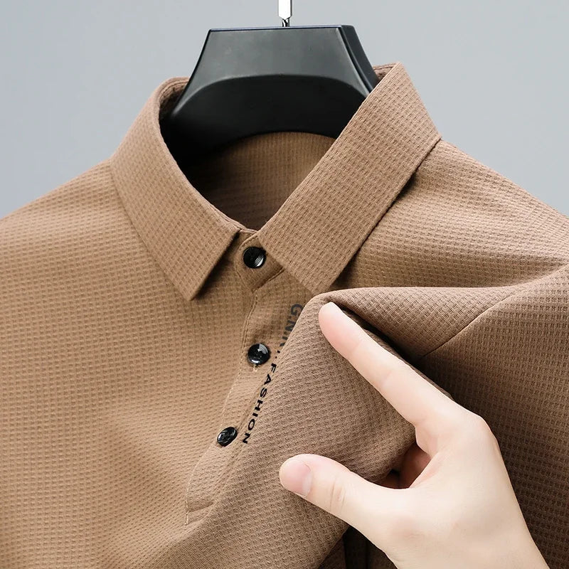 Ellard | Klassisches Langarm-Poloshirt für Herren