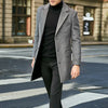 Jorin™ | elegante Herren-Winterjacke - Grau / XS