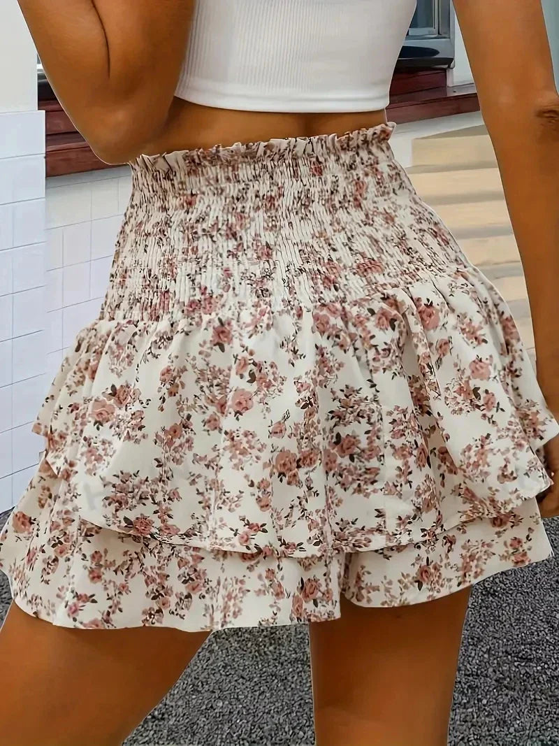 Merry | Süße Volant-Shorts für Damen