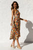 Ehra | Bunt bedrucktes Midikleid