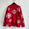 Fiora™ – Kuscheliger Weihnachts-Pullover - Rot / S