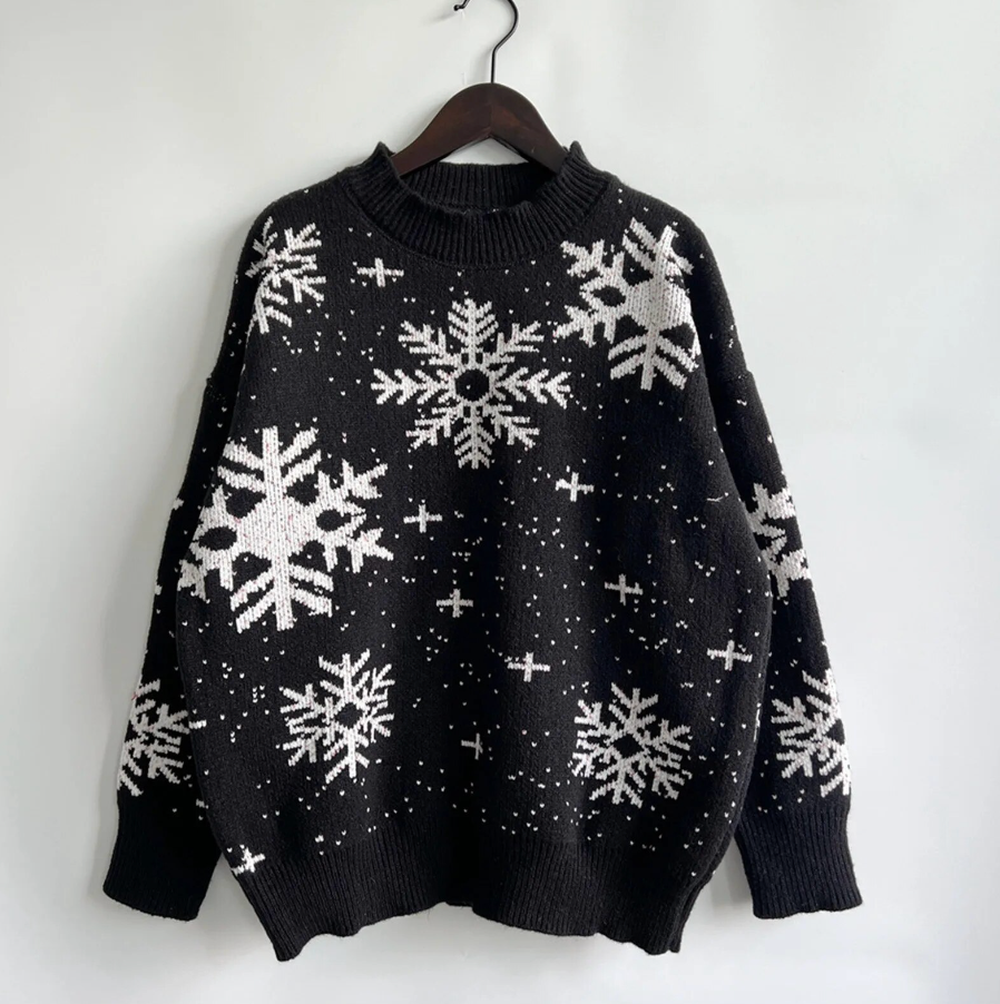 Fiora™ – Kuscheliger Weihnachts-Pullover - Rot / S