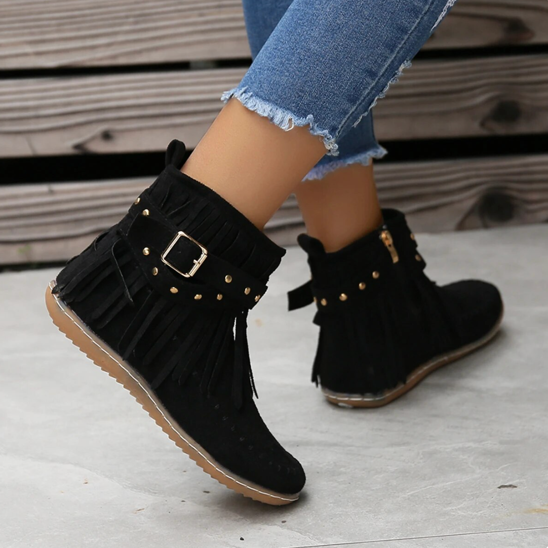 Capri | Stiefelette mit Schnalle