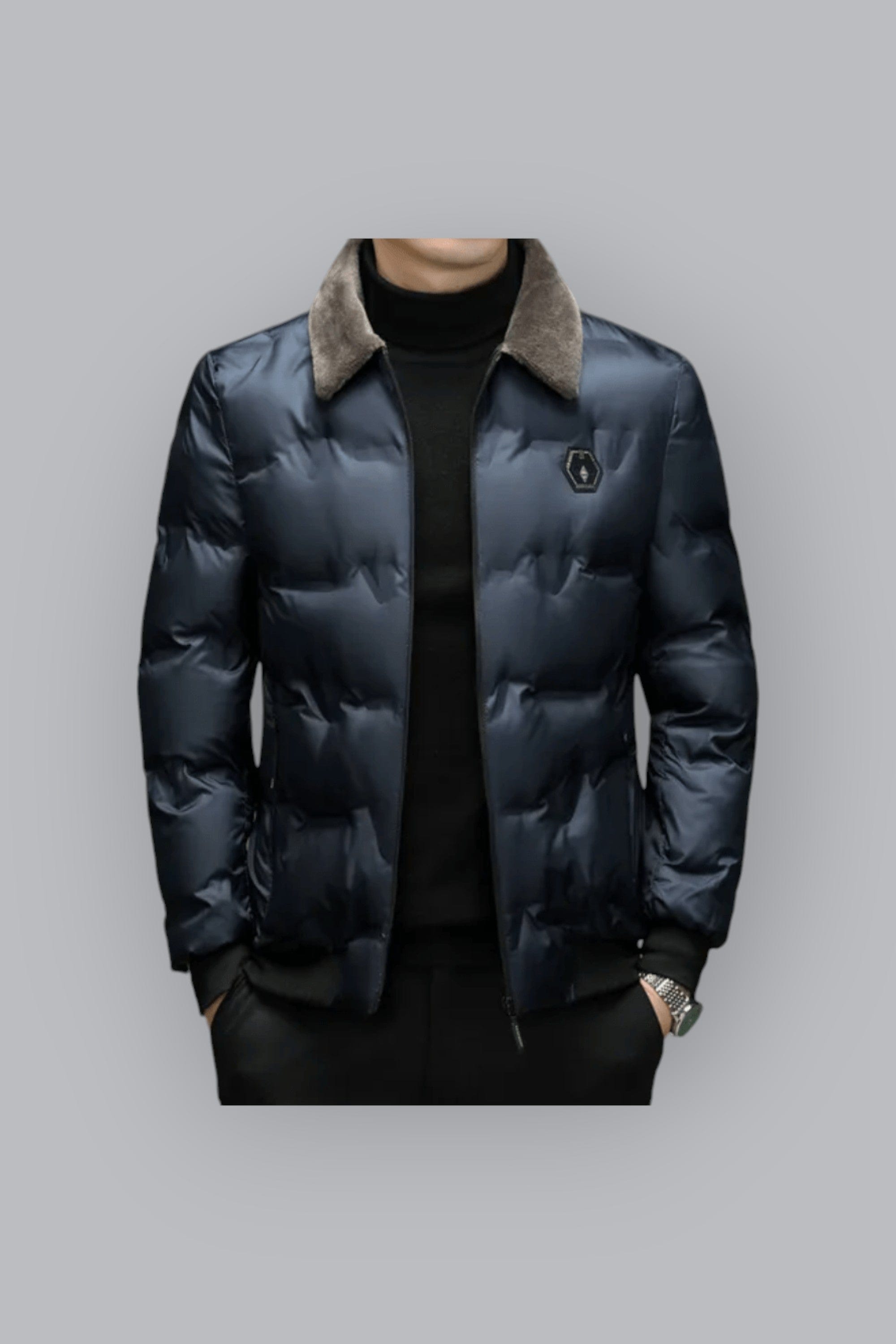 Aksel™ – Wetterbeständige Outdoor-Jacke - Taubenblau / XS