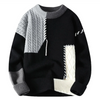 Milo | Strickpullover im Patchwork-Stil