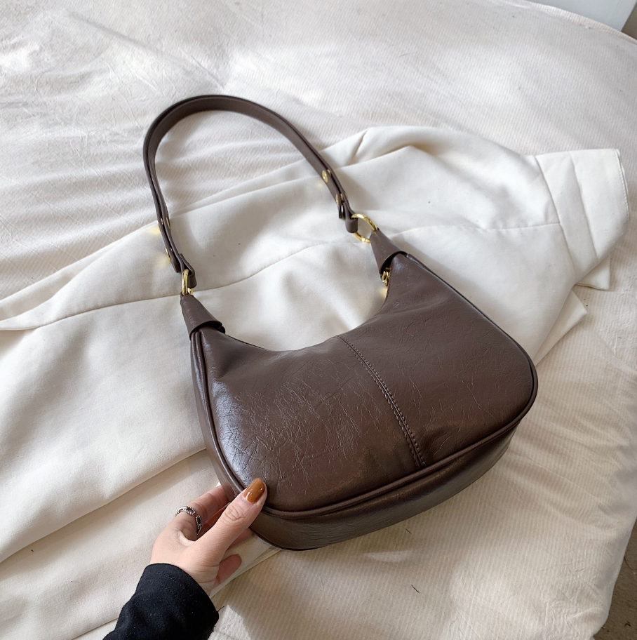 Doris | Strahlende Tasche für Damen - Dunkelbraun