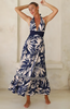 Tate | Halter-Badeanzug und Maxirock-Set