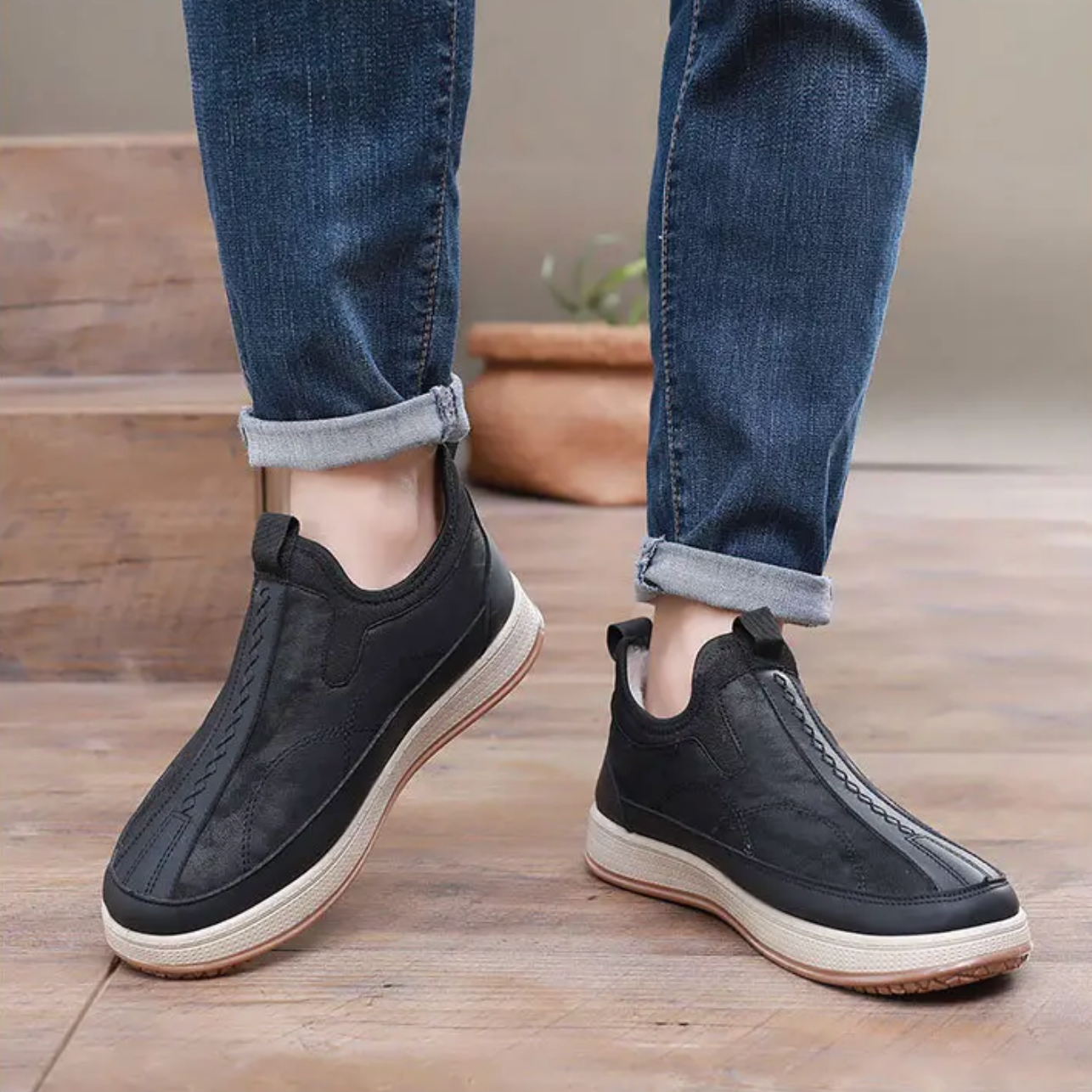Berton™ | Warme Winterhalbschuhe