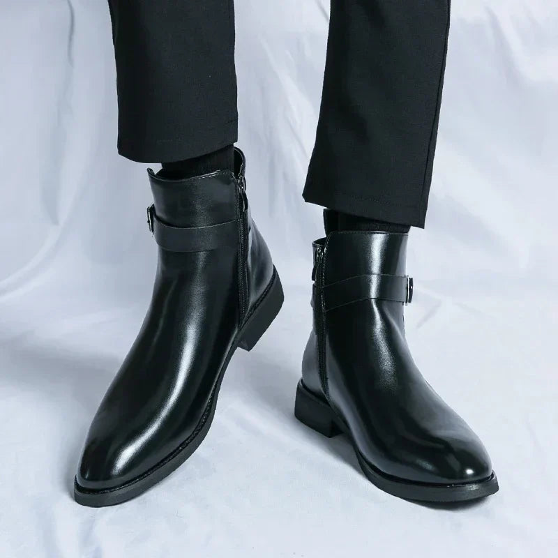 Davion | Klassische Chelsea-Stiefel für Herren