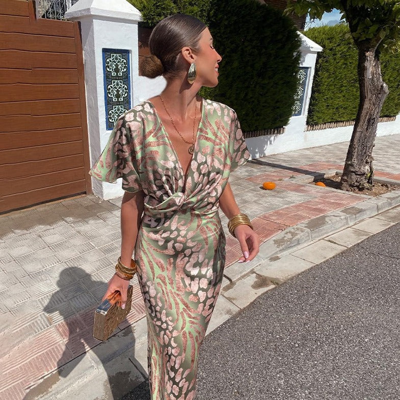 Dionna | Schmeichelndes Kleid mit Drapierung