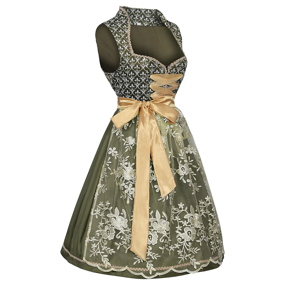 Oktoberfest Dirndl Kleid für Damen mit edlen Details