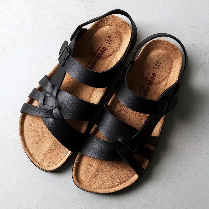 Judit | Mehrriemige Sandalen mit Schnalle