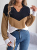 Farah | Bequemer Patchwork-Pullover