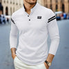Hamad | Modernes, tailliertes Langarmshirt mit Kragen