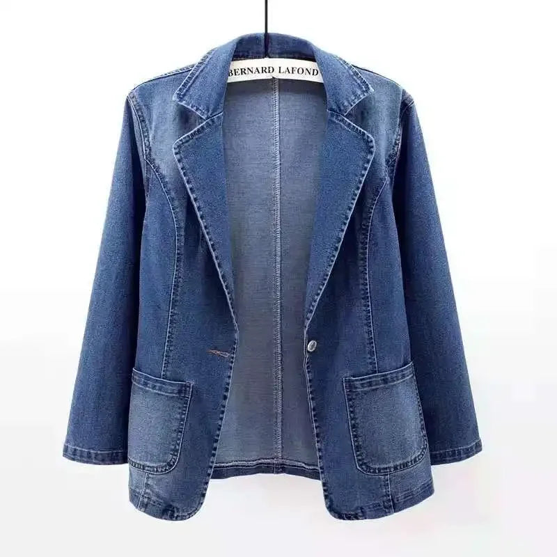 Anya | Damen-Jeansjacke, fließend & modern