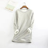 Tina - Bequemer Fleece-Sweater - Sweater - Hellgrau / S