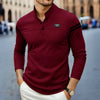 Hamad | Modernes, tailliertes Langarmshirt mit Kragen