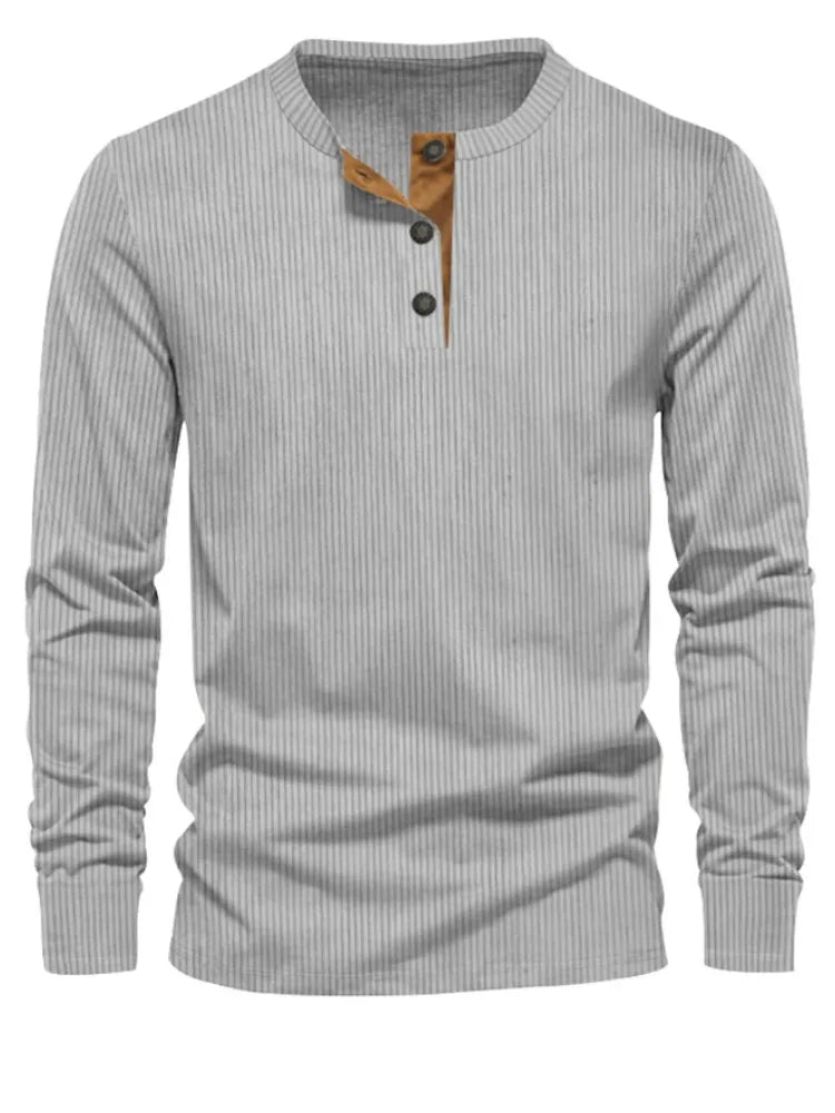 Jorge | Gerippter Herren-Casualpullover
