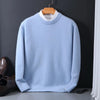 Lukas™ - Bequemer Strickpullover - Hellblau / M