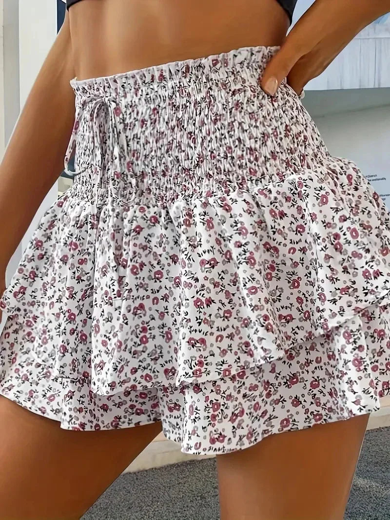 Merry | Süße Volant-Shorts für Damen