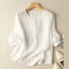 Constance | Stilvolle Bluse mit zarten Stickdetails